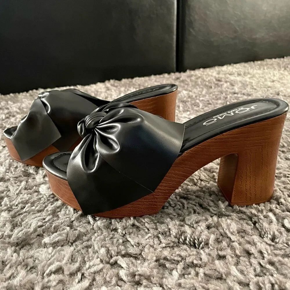 NIB Platform Bow Heels - Picture 7 of 12